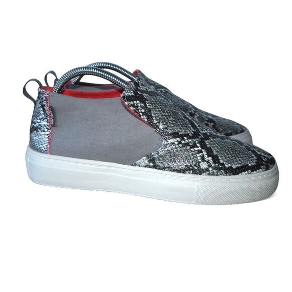 Hey Dude Peyton "Snake Grey" Slip-on Casual Shoes 121793172 Women's 10 - Picture 4 of 11